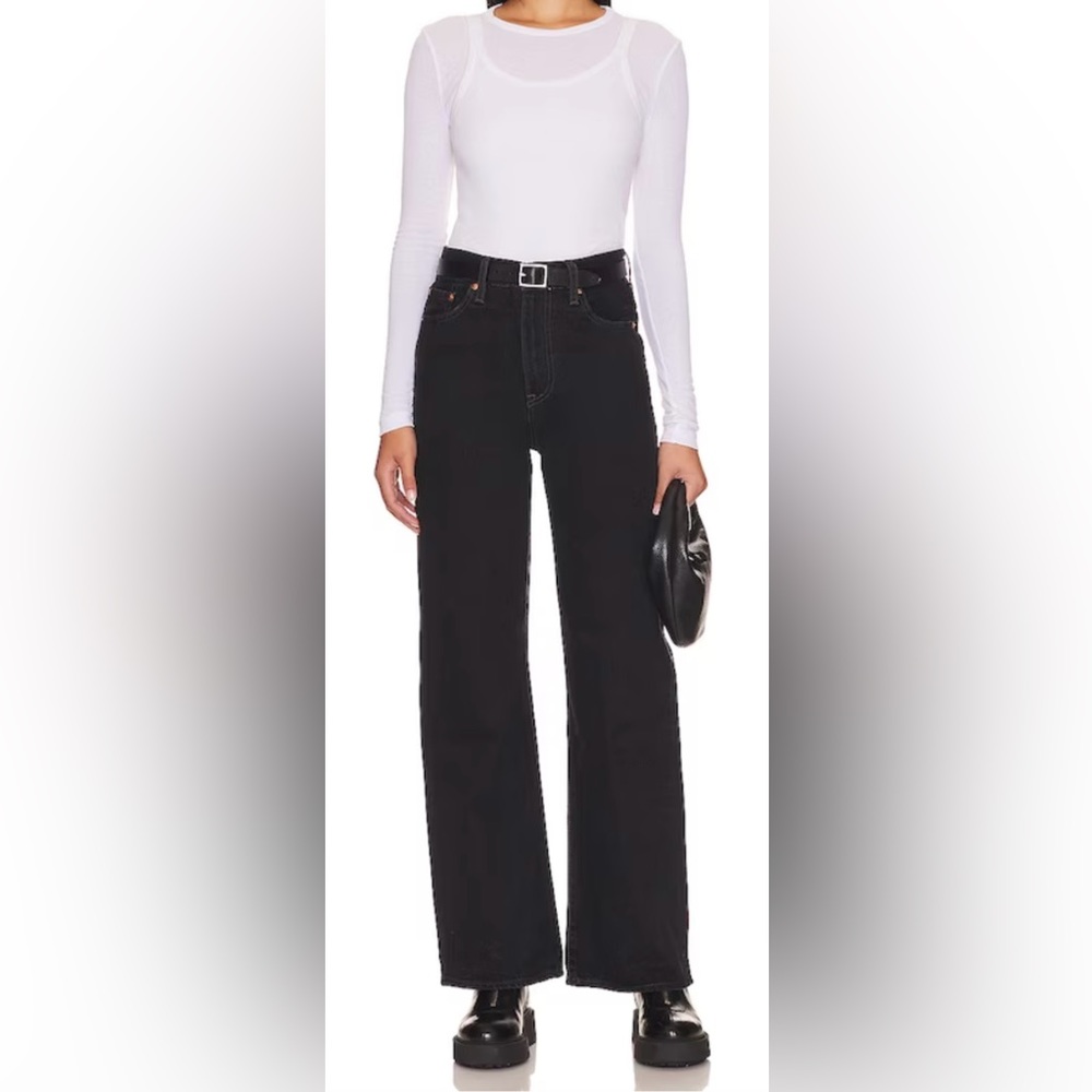 LEVIS ribcage straight jeans